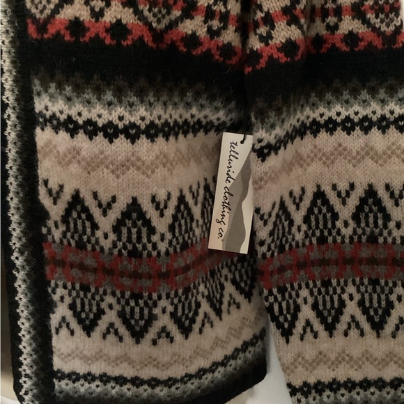 NWT Telluride Clothing Company Fair Isle Knit Cardigan Sz S wool - Picture 6 of 10